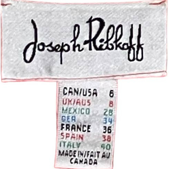 Joseph Ribkoff Women's Vest Tie Front Sleeveless Tiered Ruffled Sheer Orange 6 - Picture 5 of 10